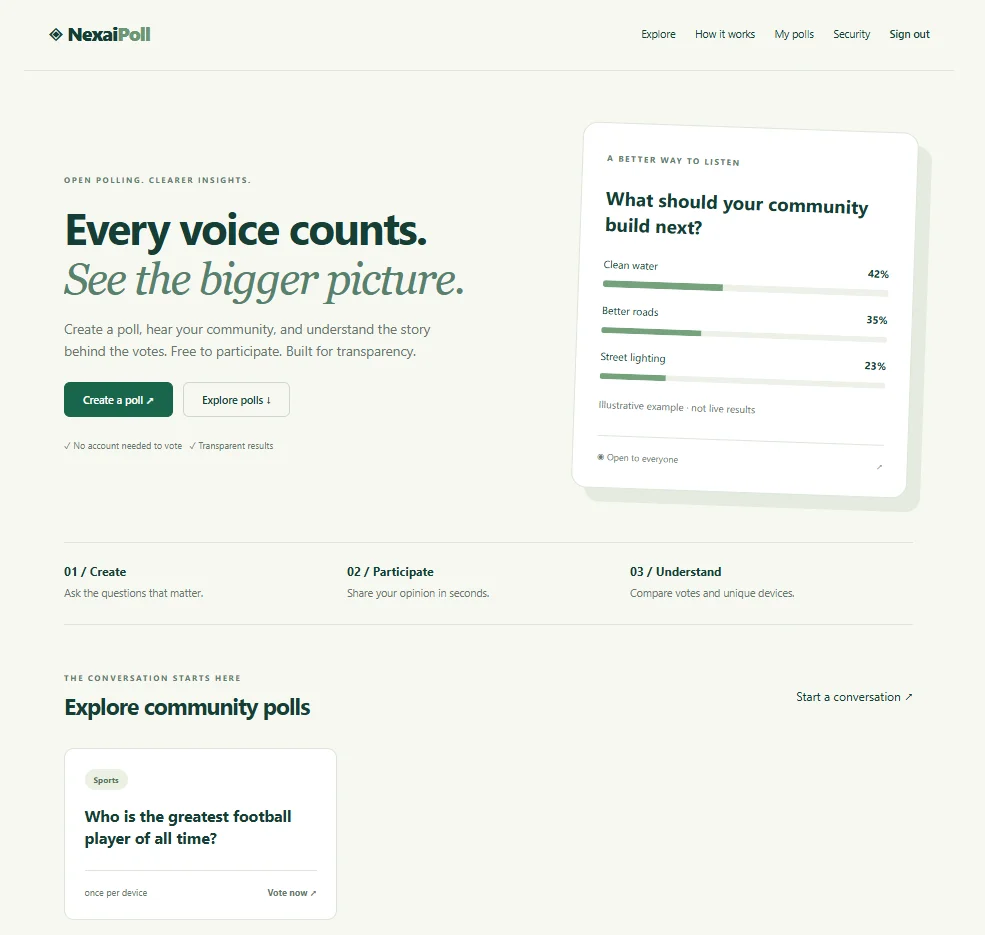 NexaiPoll